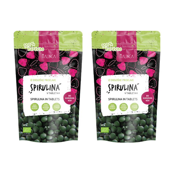 Spirulina v tabletah bio 2 x