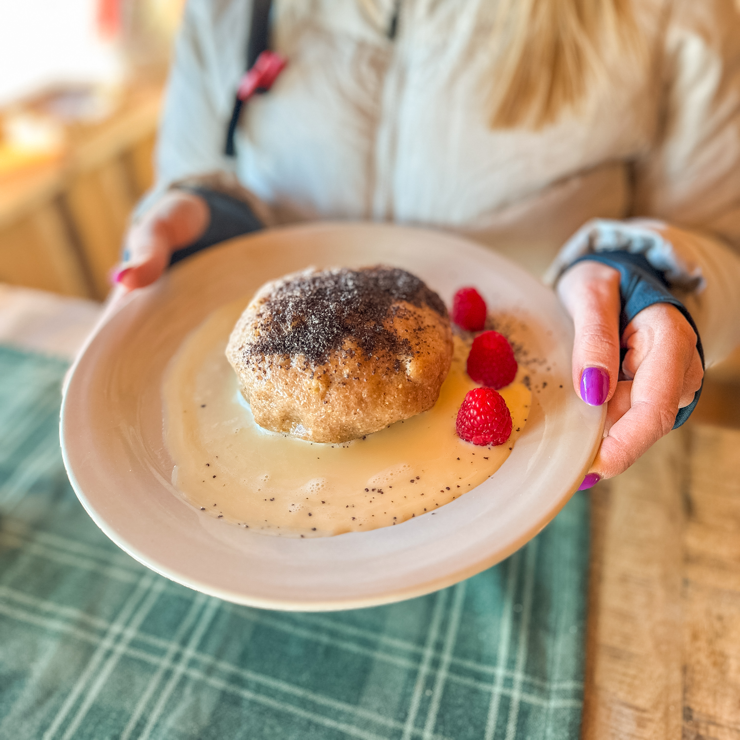 Germknödel s čokoladnim namazom