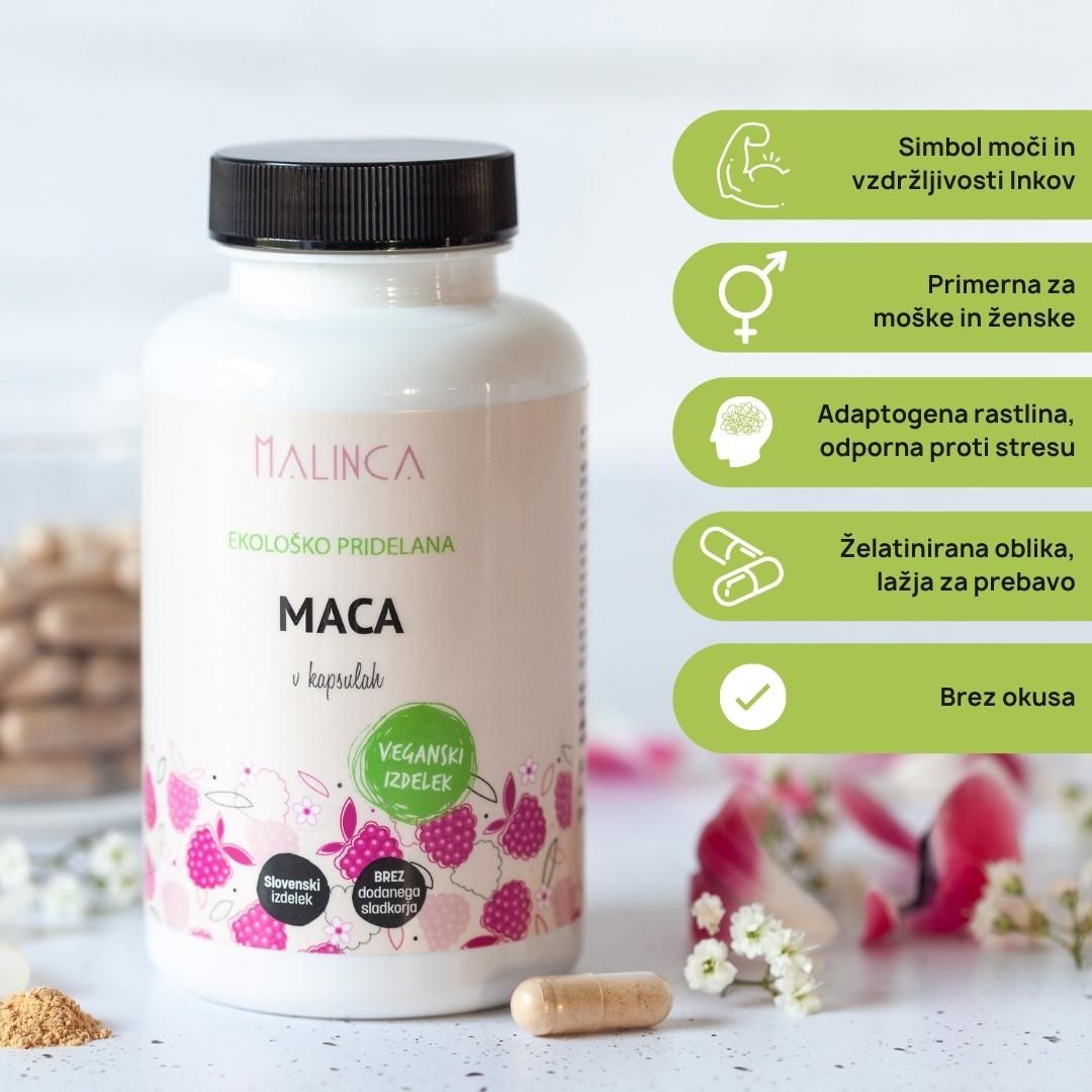 Maca v kapsulah bio