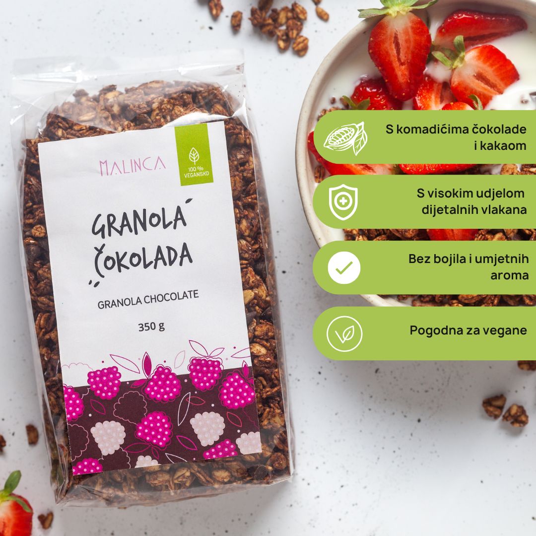 Domaća granola čokolada