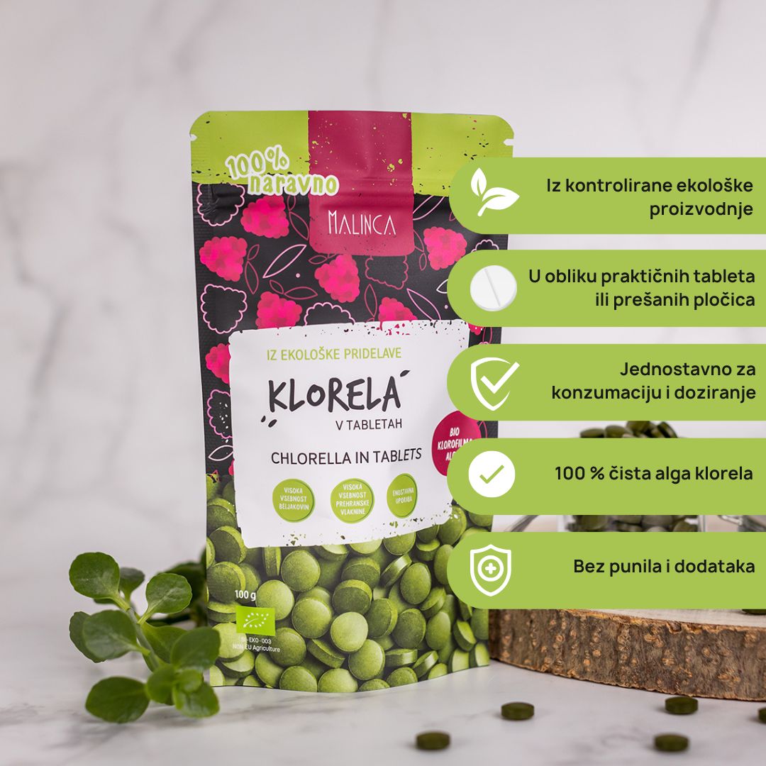 Chlorella u tabletama bio