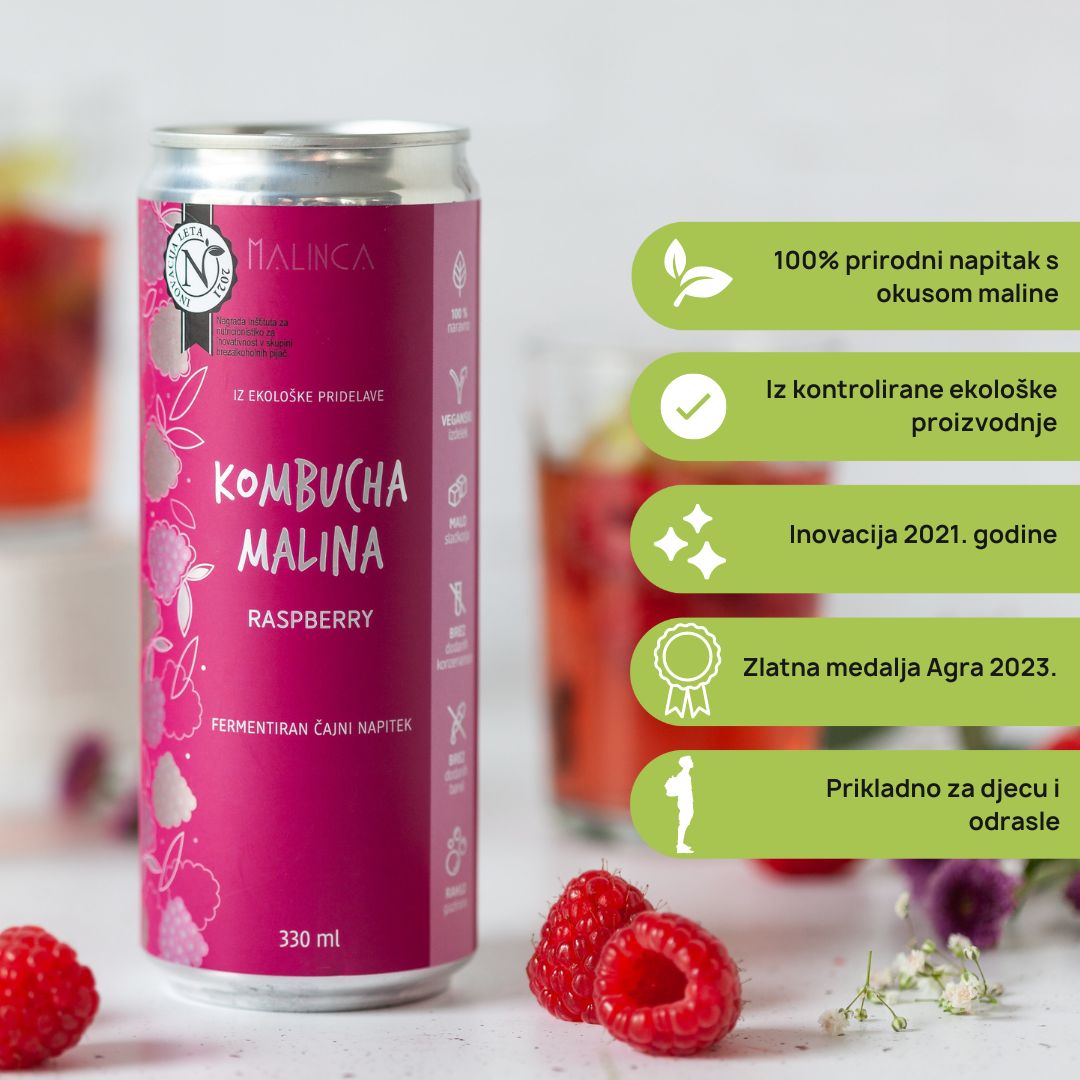 Kombucha malina bio